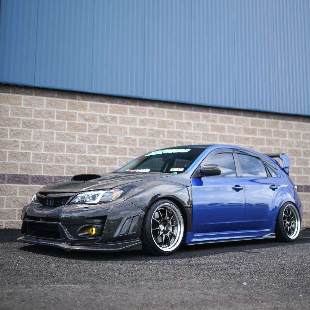 JDMuscle [10-14 WRX / 08-14 STI] VS Style Front Bumper - FRP / Carbon Fiber