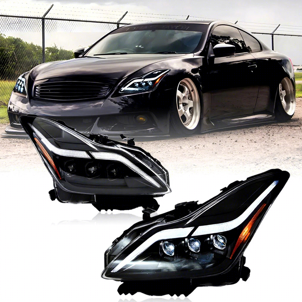 2008–2013 Infiniti G37 Coupe / 2014–2015 Q60 Coupe LED Headlight Assembly