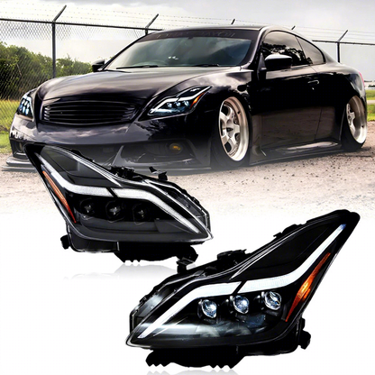 2008–2013 Infiniti G37 Coupe / 2014–2015 Q60 Coupe LED Headlight Assembly
