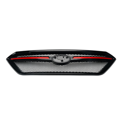 JDMuscle [22-25 WRX] V2 Front Bumper Grille-Paint Matched/Gloss Black