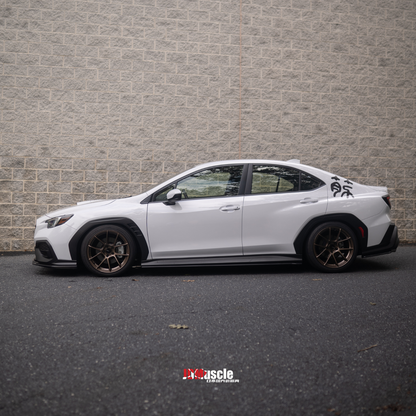 JDMuscle [22-25 WRX] Carbon Fiber Rear Spats OE+ Style