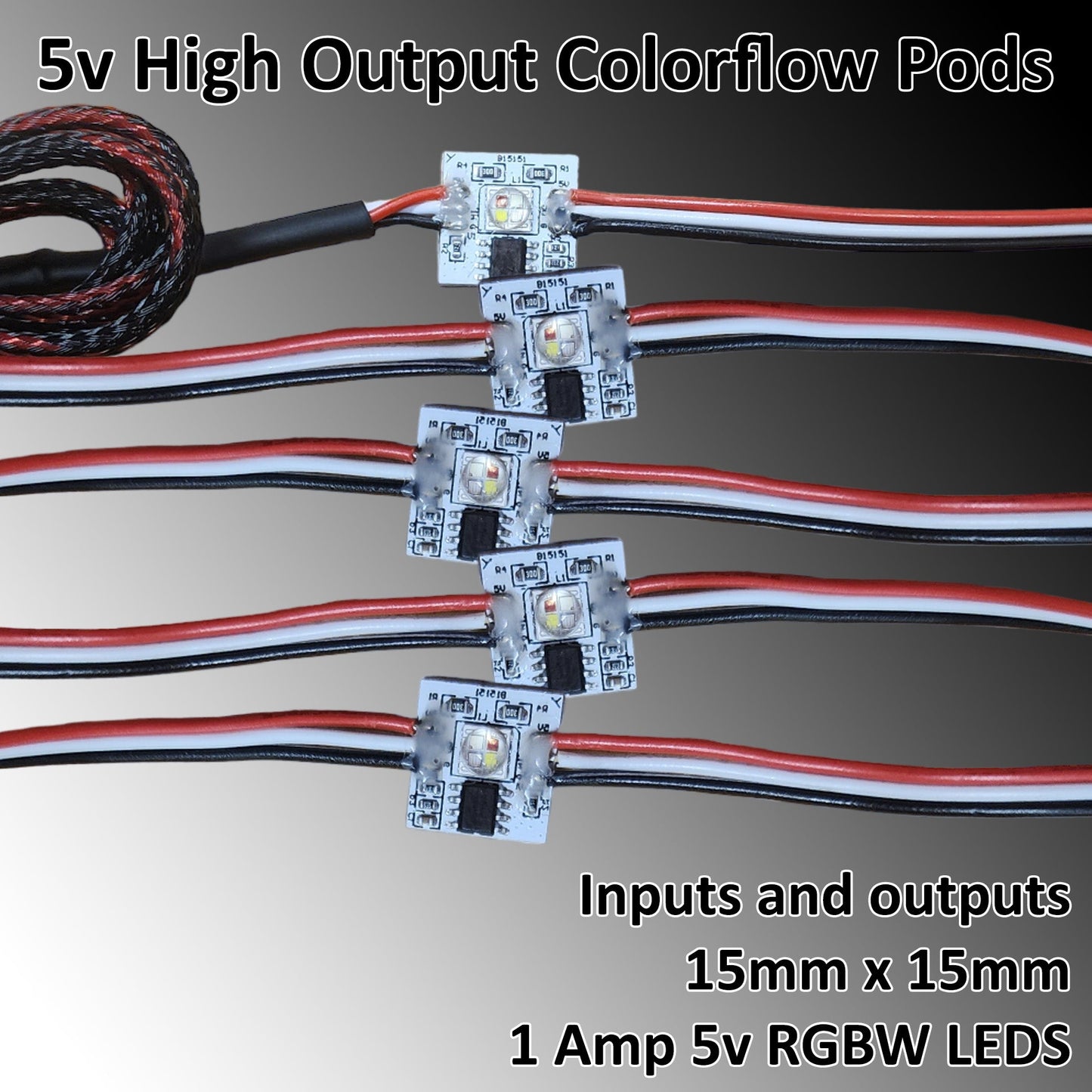 Color Flow High Output PODs 5v - RGBW