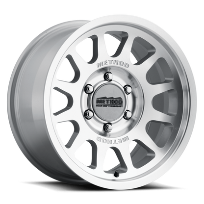 Method MR703 Bead Grip 20x9 0mm Offset 6x5.5 106.25mm CB - Machined Clear Coat