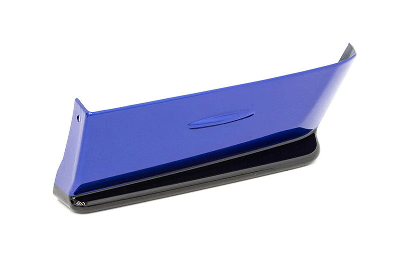 OLM Paint Matched/Gloss Black Rear Bumper Lip - World Rally Blue - 2015-2021 Subaru WRX / STI
