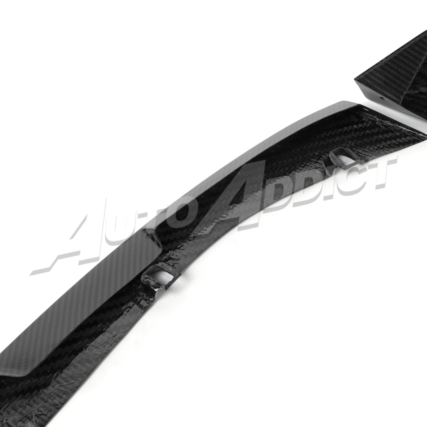 2021-2026 BMW G80 M3 G82 M4 Dry Gloss Double Sided Carbon Fiber Lower Chin Splitter 3pcs