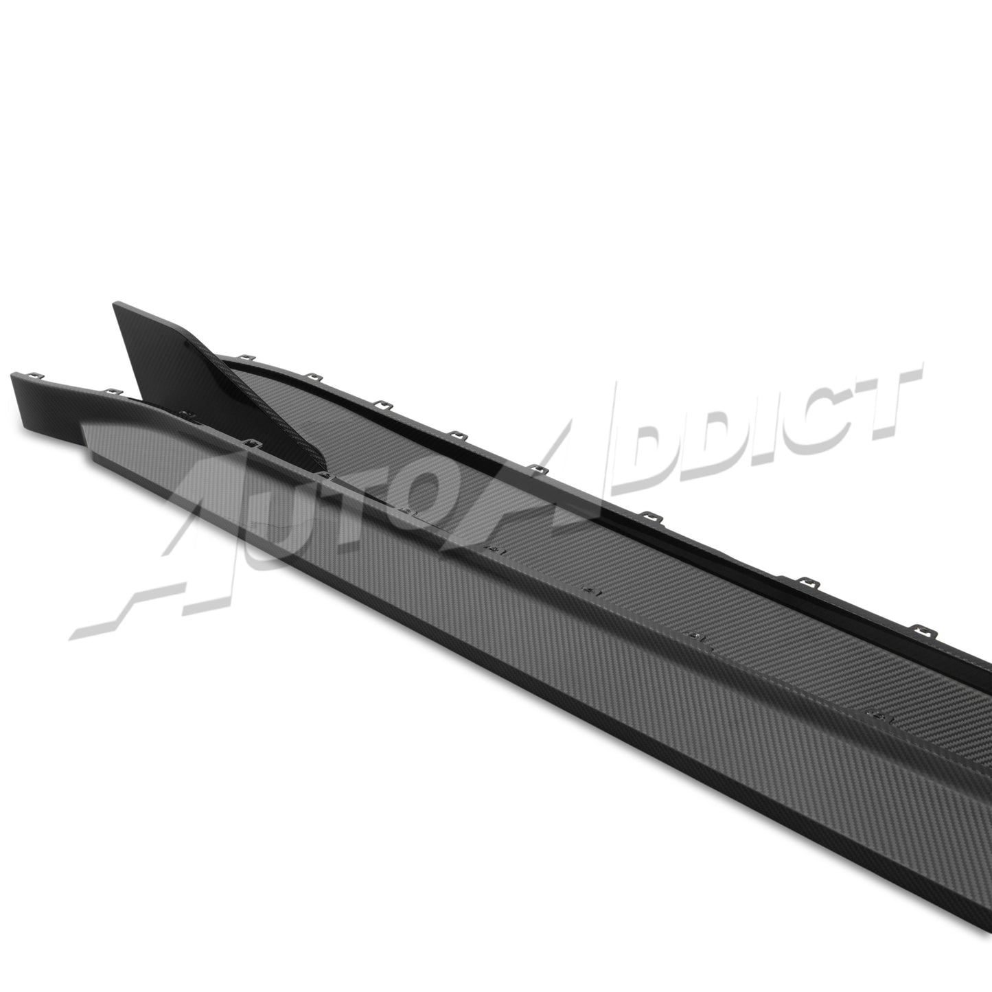 2021-2026 BMW G80 M3 Dry Gloss Double Sided Carbon Fiber V2 Side Skirts Pair