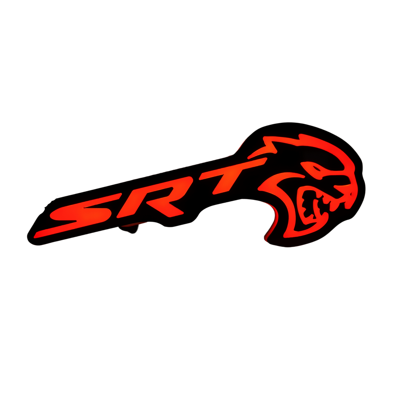 SRT Hellcat LED Emblem Badge: (Multicolor)
