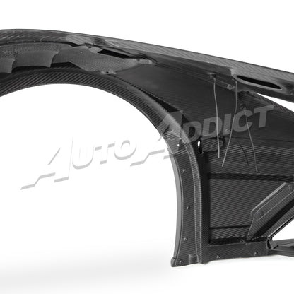 STO Lamborghini Huracan Dry Carbon Fiber Front Bonnet Fenders and Bumper Full Kit