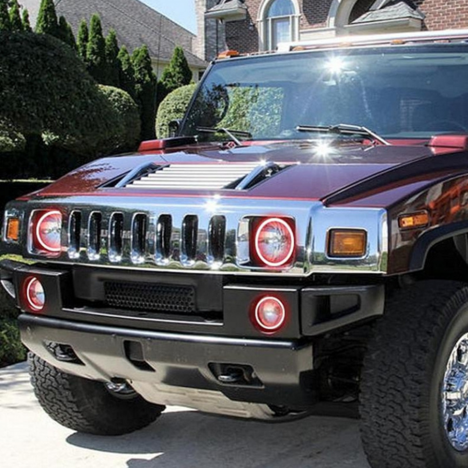 Lighting Trendz 2002-2009 Hummer H2 RGBW Halo & Fog Halo LED Kit