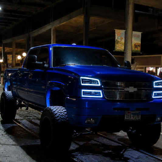 Lighting Trendz 2003-2006 Chevrolet Silverado Flow Series Cat Eye Halo LED Kit