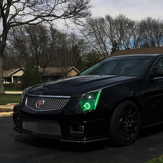 Lighting Trendz 2008-2014 Cadillac CTSV RGBW DRL, Projector & Fog Halo LED Kit
