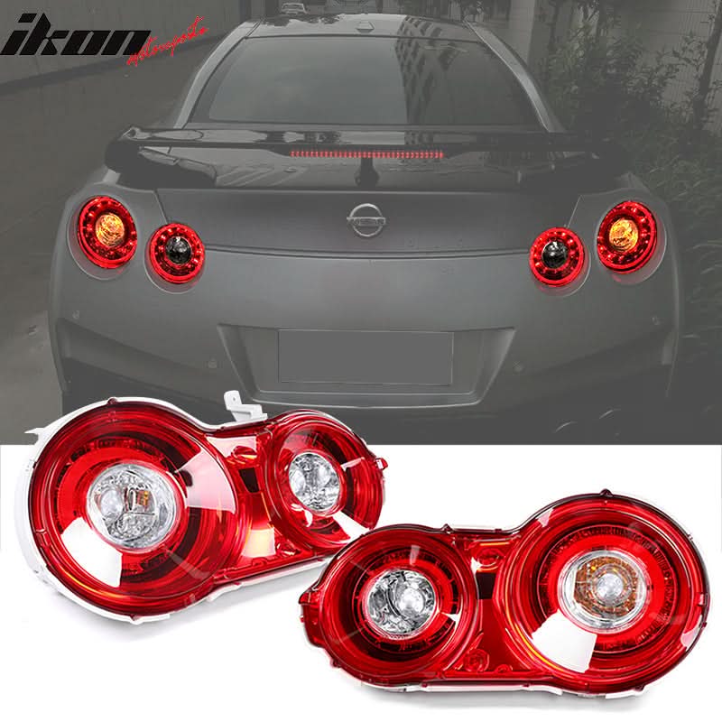 2009-2024 Nissan R35 GTR Red LED Tail Lights