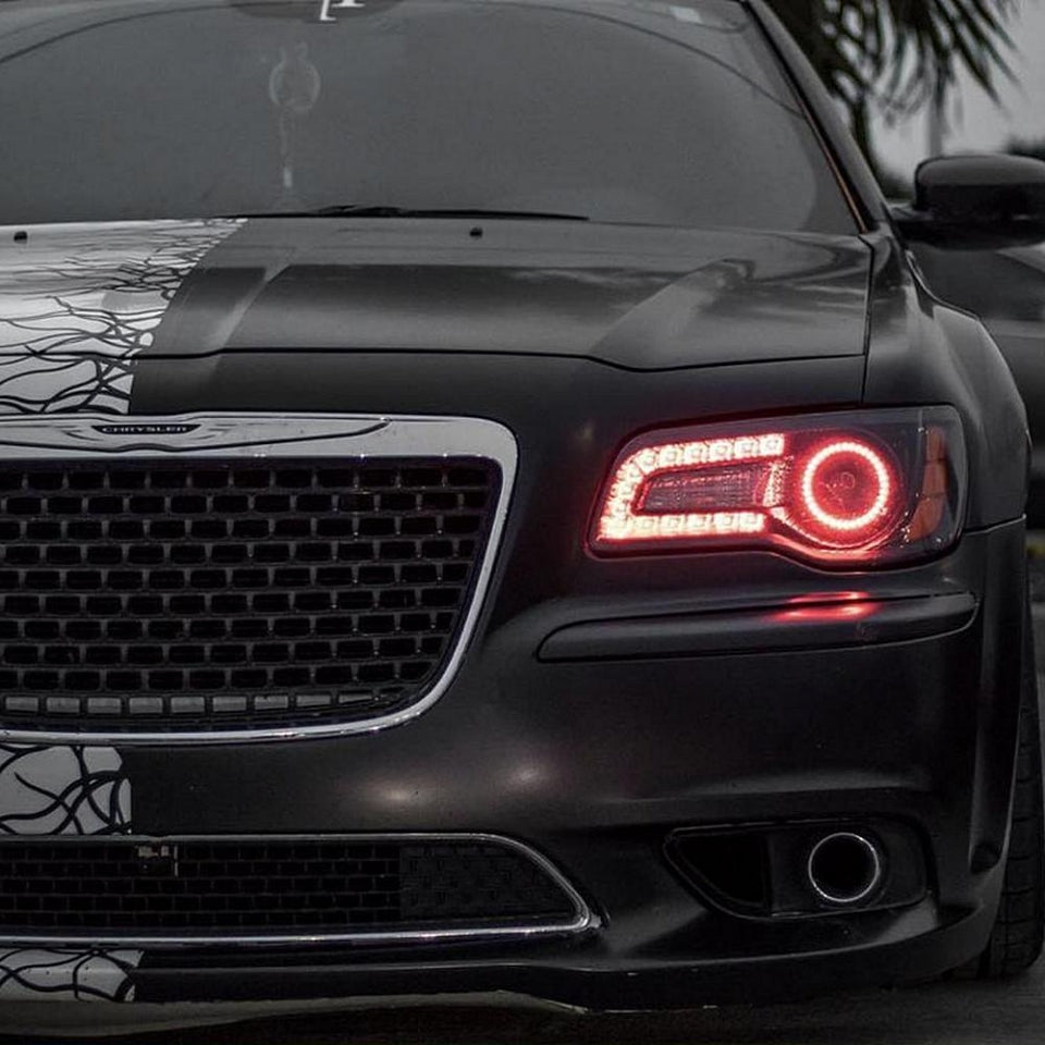 Lighting Trendz 2011-2023 Chrysler 300 Flow Series DRL Ribbon & Projector Halo LED Kit