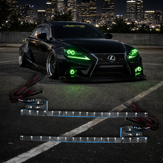 Lighting Trendz 2014-2016 Lexus IS 300 Flow Series DRL & Projector Halo LED Kit