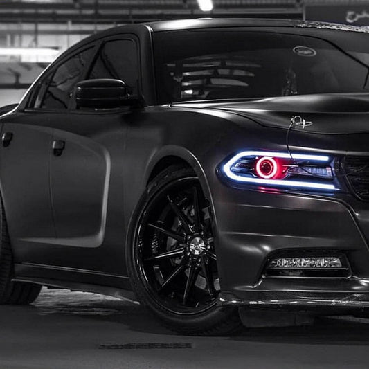 Lighting Trendz 2022-2024 Dodge Charger Flow Series DRL & Projector Halo LED Kit