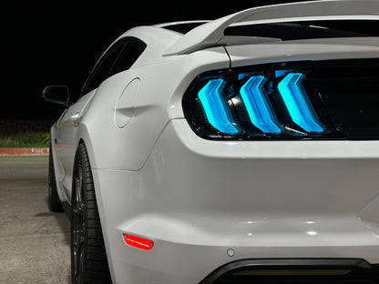 2015-2023 Ford Mustang RGB tail lights installed - photo 1