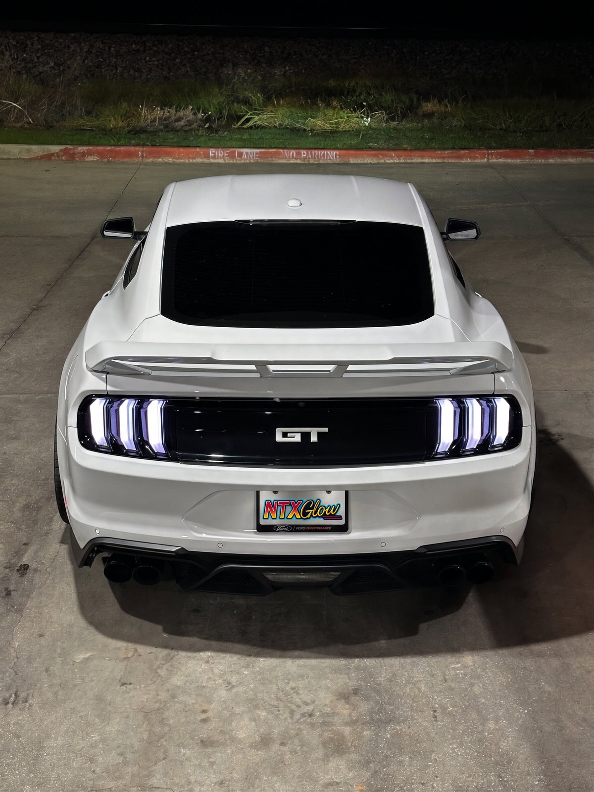 2015-2023 Ford Mustang smoked RGB LED tail lights by NTXGlow