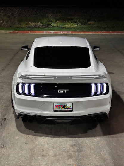 2015-2023 Ford Mustang smoked RGB LED tail lights by NTXGlow