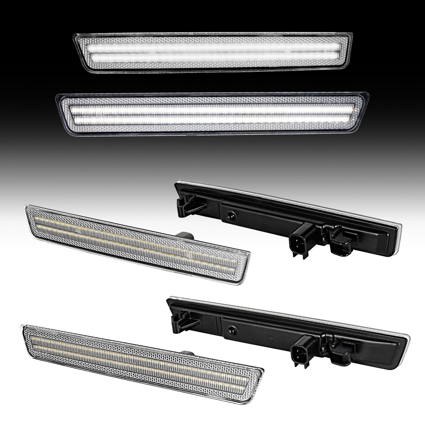 2015-2024 Dodge Challenger Clear White LED Side Markers