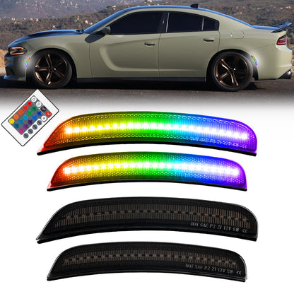 2015-2024 Dodge Charger RGB Smoke LED Side Markers