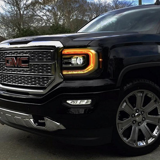 Lighting Trendz 2016-2018 GMC Sierra RGBW DRL & Projector Halo LED Kit