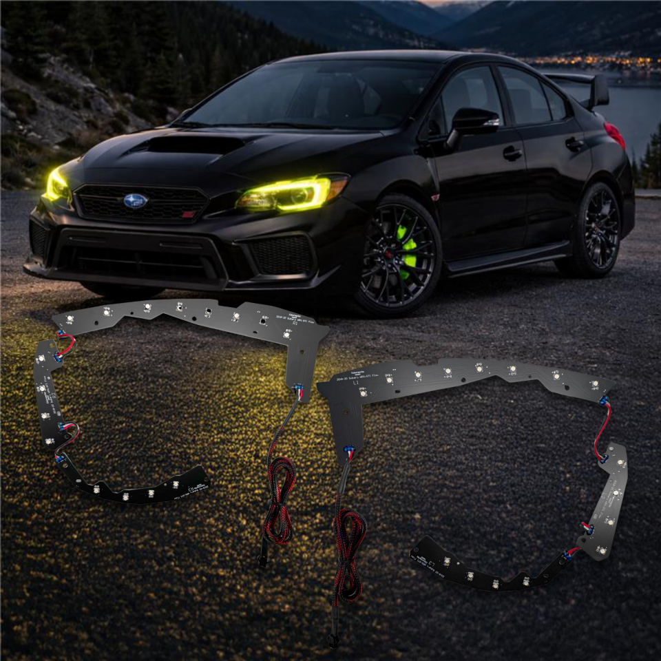 Lighting Trendz 2018+ Subaru WRX Limited Flow Series DRL, Projector & Fog Halo LED Kit