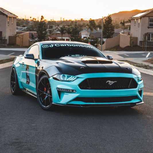 Lighting Trendz 2018+ Ford Mustang Flow Series DRL & Projector Halo LED Kit