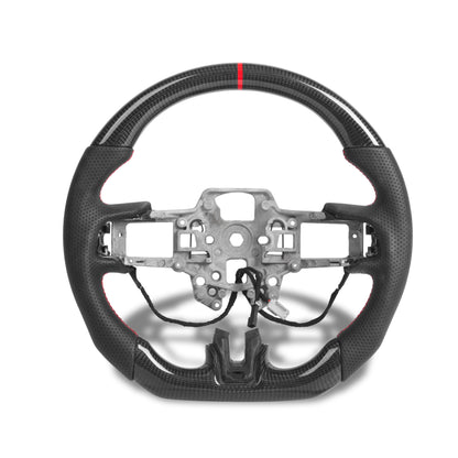2018-2023 Mustang S550 Carbon Fiber Steering Wheel w/ Heated Core Pre Manufactured