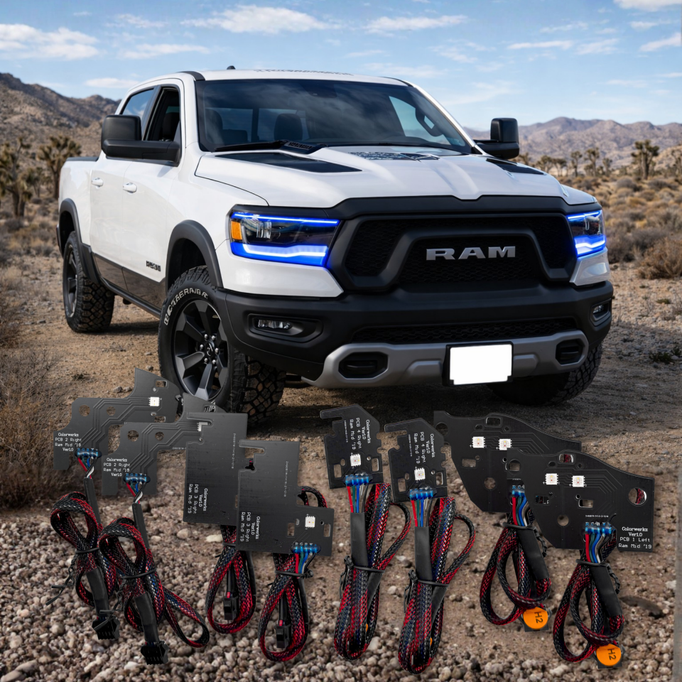 Lighting Trendz 2019+ Ram Mid Level 1500 RGBW DRL Board LED Kit