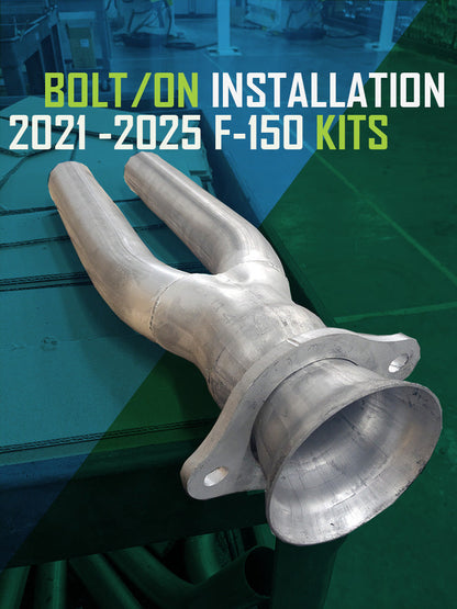 Ford, 2021-2026, Eco boost, Clamp/On - MPI Exhaust Cat-Back Dual Exhaust Kits