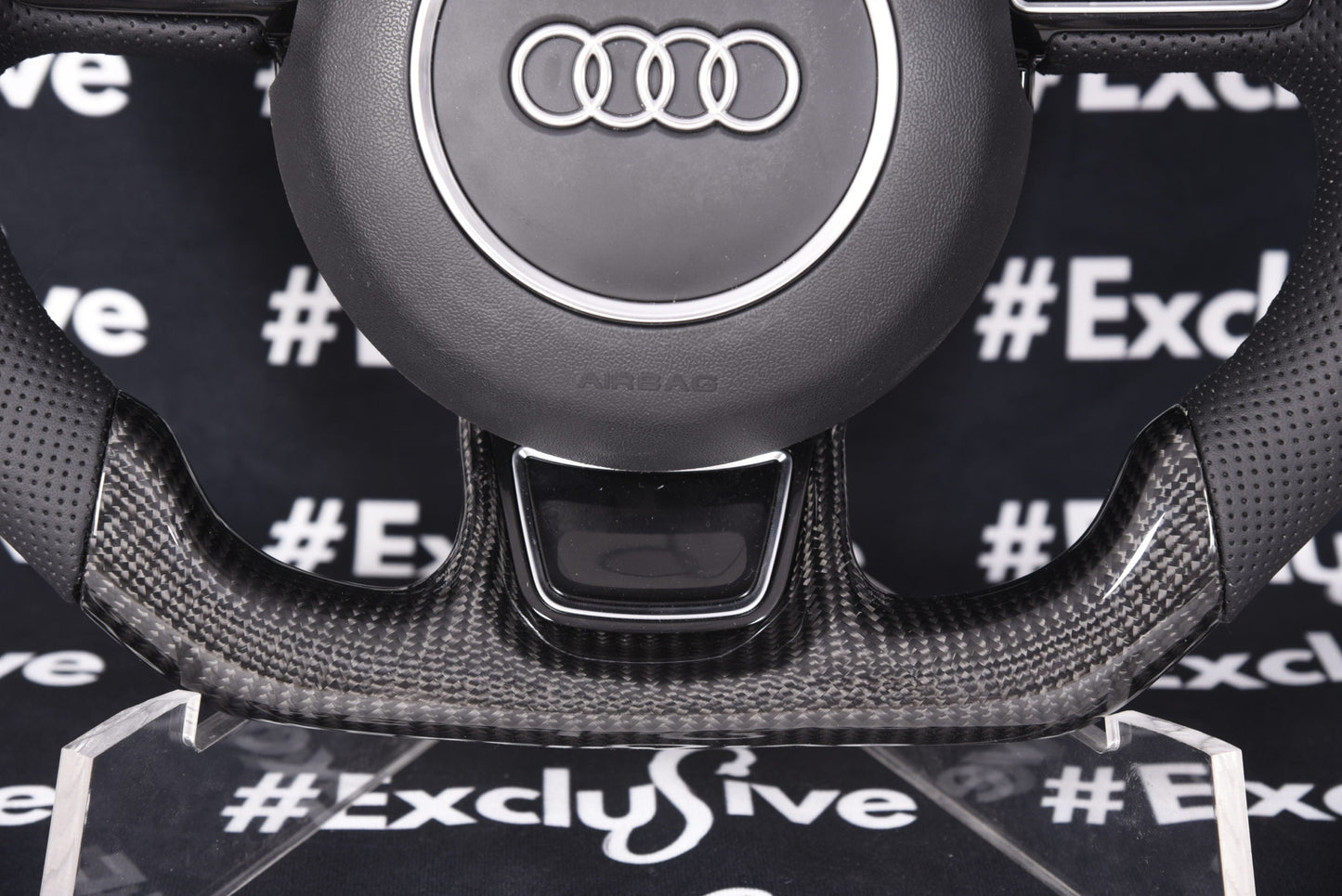 2012-2018 Audi A3 / A4 / A5 / A6 / A7 / A8 / S3 / S4 / S5 / S6 / S7 / S8 / RS7 Custom Steering Wheel by Exclusive Steering