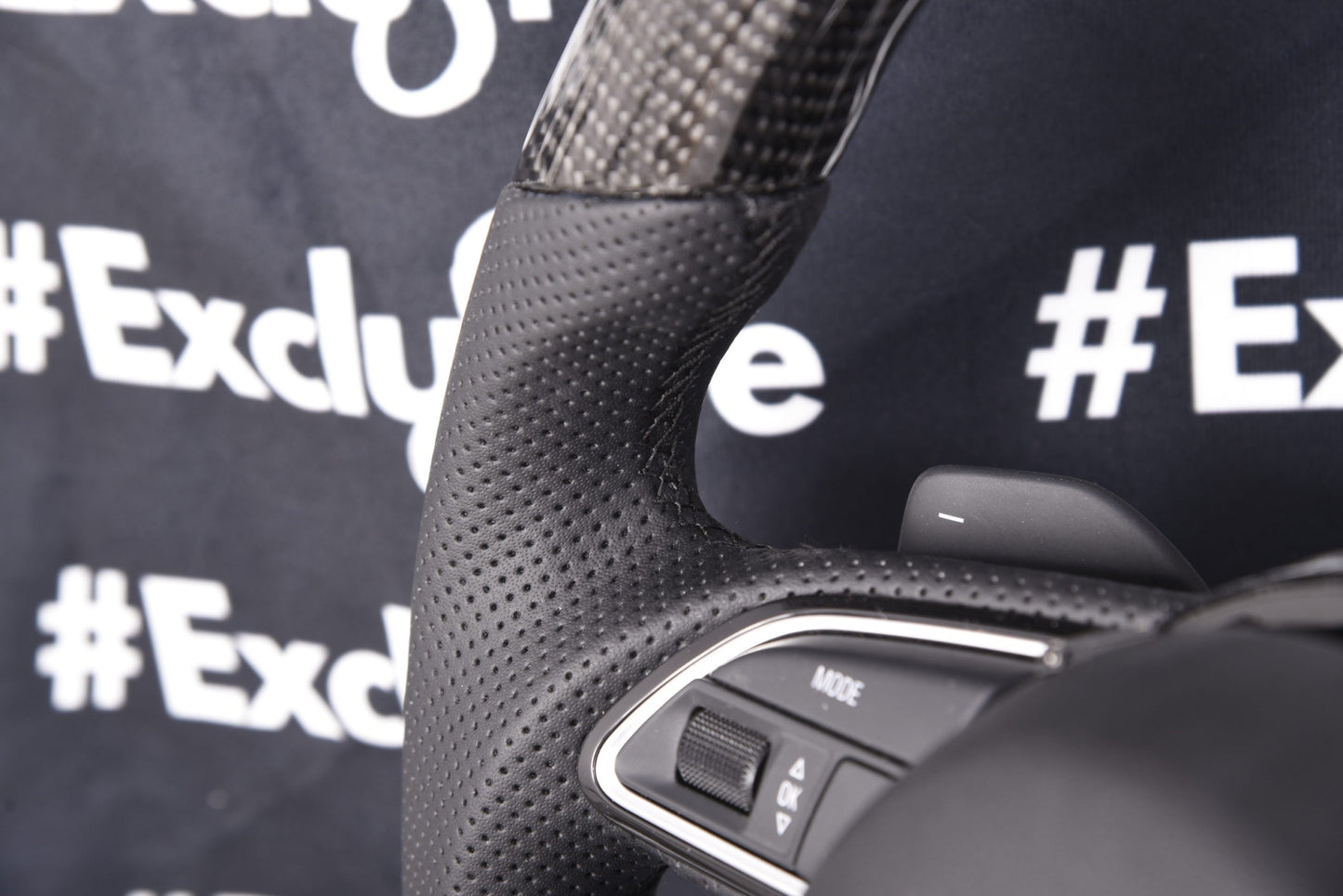 2012-2018 Audi A3 / A4 / A5 / A6 / A7 / A8 / S3 / S4 / S5 / S6 / S7 / S8 / RS7 Custom Steering Wheel by Exclusive Steering