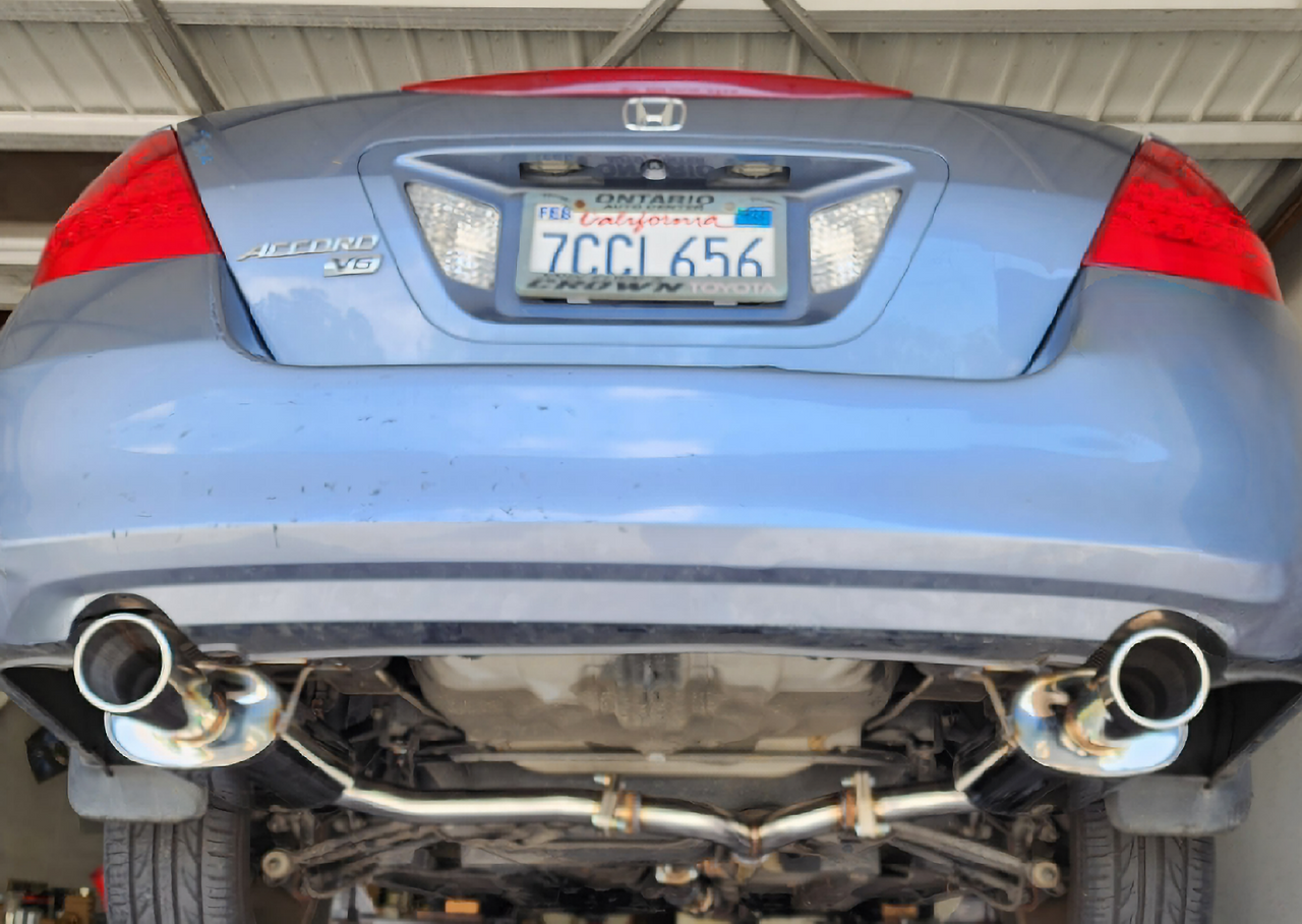 Tsudo V6 Catback Exhaust Honda Accord 7th Gen Sedan 2003-2007