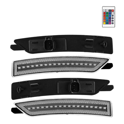 2024-2026 Ford Mustang S650 RGB Clear LED Side Markers