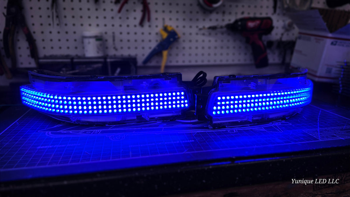 Nissan 350Z Rear Bumper BlueGhozt Lights