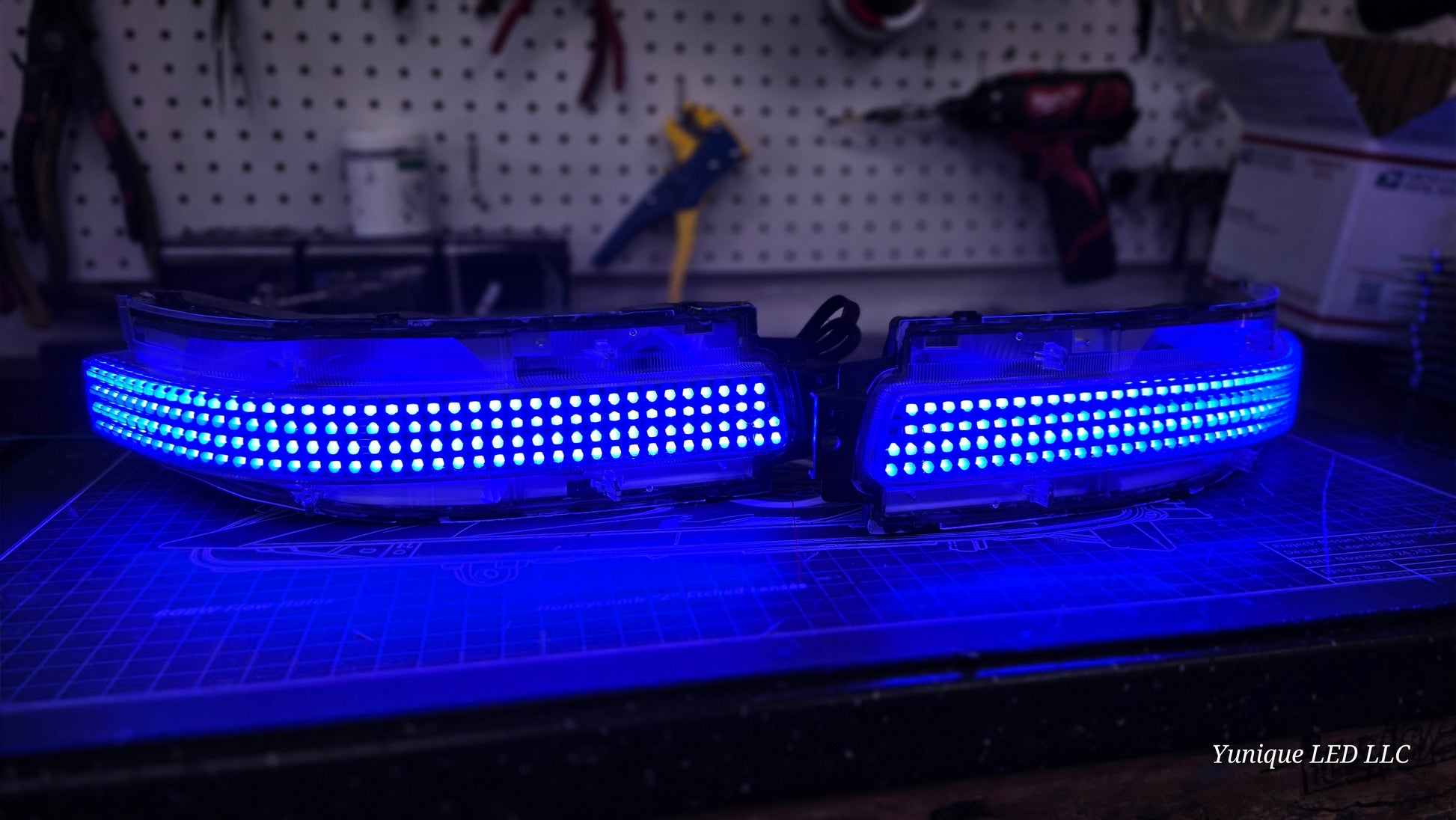 2003-2009 Nissan 350Z Neopixel Acrylic LED Panels (Turn Signal/Reverse)