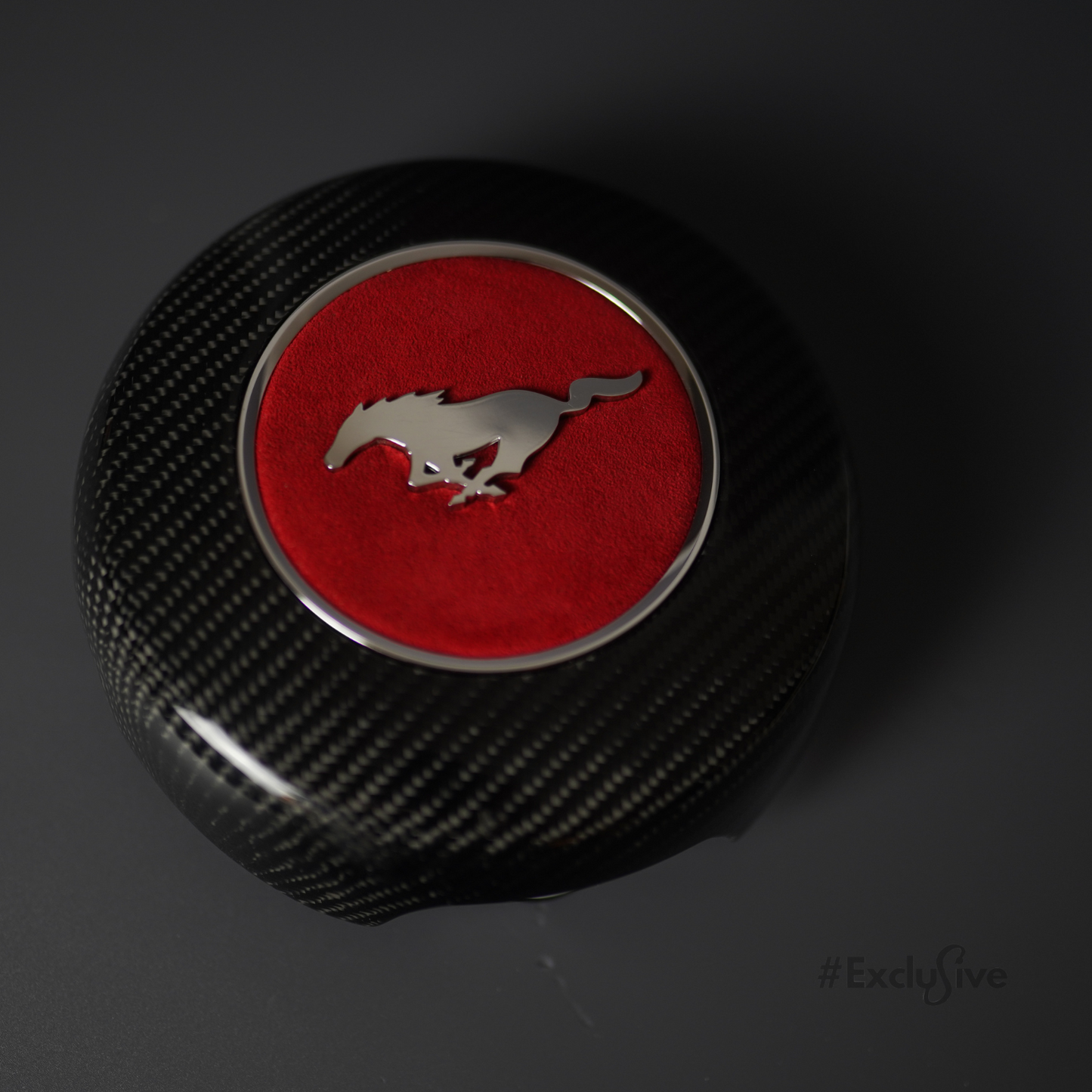 Exclusive Steering Custom Airbag Cover 18-23 Ford Mustang