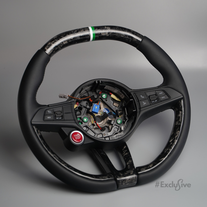 2017-2019 Alfa Romeo Giulia / Stelvio Custom Steering Wheel by Exclusive Steering  for