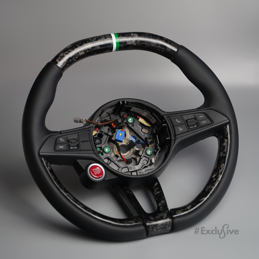2017-2019 Alfa Romeo Giulia / Stelvio Custom Steering Wheel by Exclusive Steering  for