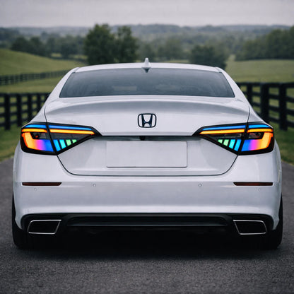 2022-2024 11th Gen Honda Civic Smoked LED Tail Lights