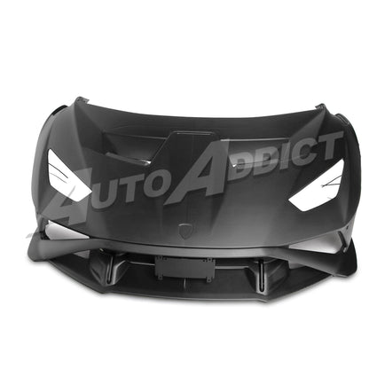 STO Lamborghini Huracan Dry Carbon Fiber Front Bonnet Fenders and Bumper Full Kit