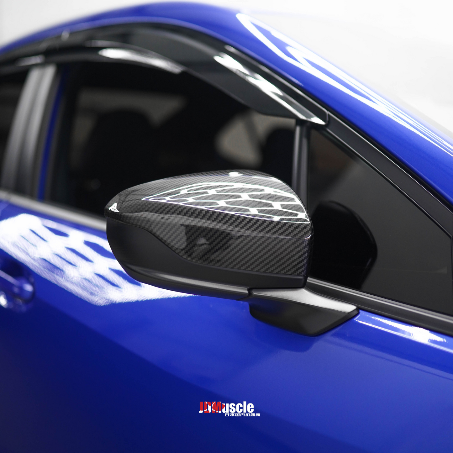 JDMuscle [22-25 WRX] Carbon Fiber Side Mirror Covers