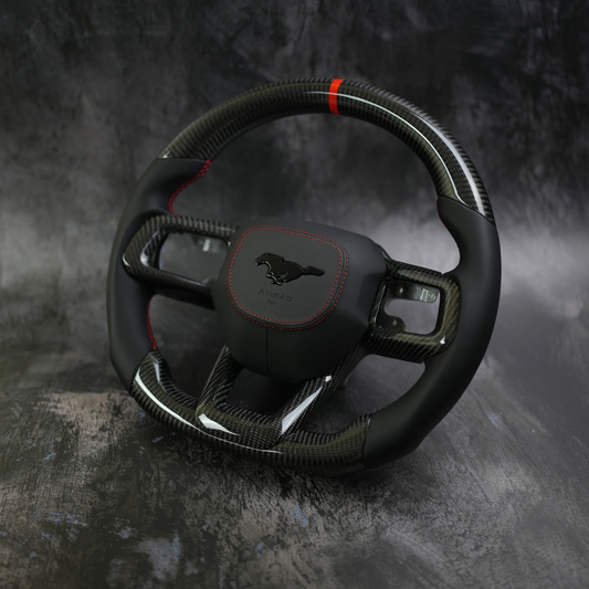 2024-2026 Ford Mustang S650 Custom Steering Wheel by Exclusive Steering