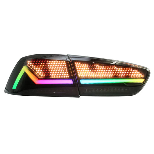 08 - 18 Mitsubishi Lancer MATRIX RGB LED tail lights