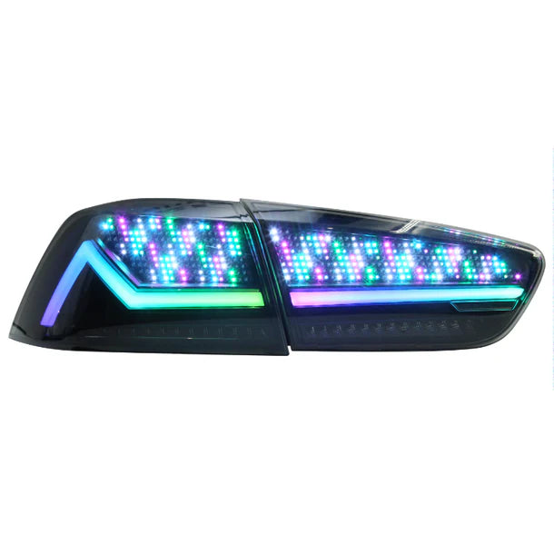 08 - 18 Mitsubishi Lancer MATRIX RGB LED tail lights