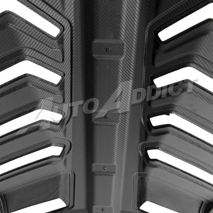 STO Lamborghini Huracan Dry Carbon Fiber Functional Rear Engine Cover Deck Lid Shell