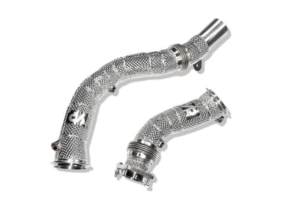 S55 Catless Downpipes with Heatshield for F8X M3 M4 & M2C