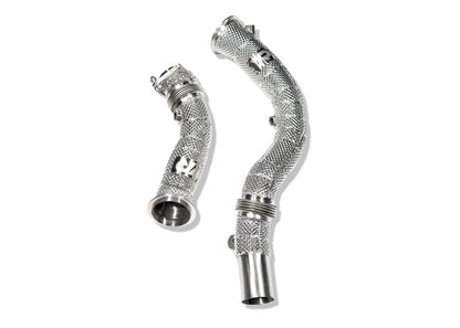 S55 Catless Downpipes with Heatshield for F8X M3 M4 & M2C