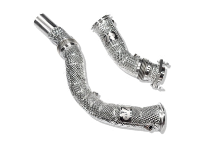 S55 Catless Downpipes with Heatshield for F8X M3 M4 & M2C