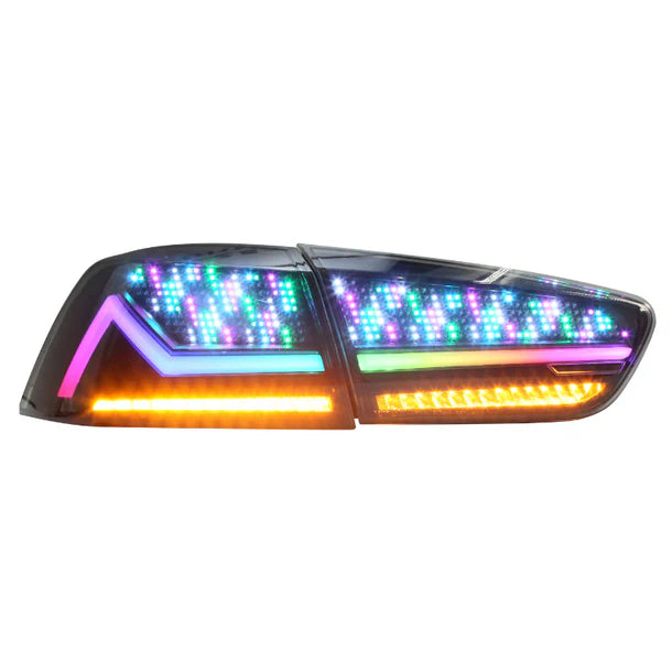 08 - 18 Mitsubishi Lancer MATRIX RGB LED tail lights